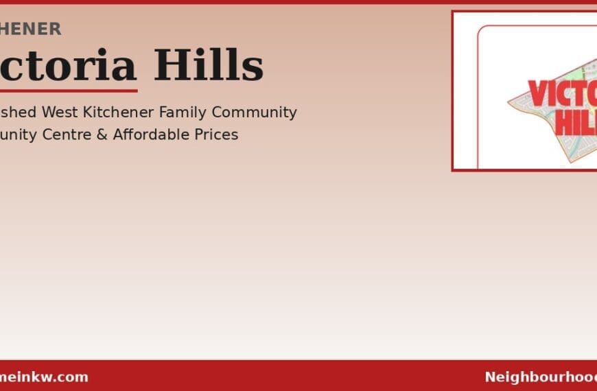 Victoria Hills, Kitchener: Neighbourhood Guide, Homes for Sale & Market Stats